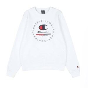Champion-Men-Apparel-Crewneck Sweats-WHT