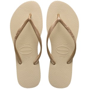 Havaianas-Girls / Women-Flip Flop-Footwear-SLIM LIGHT GOLDEN