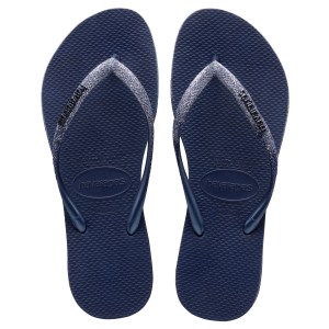 Havaianas-Girls / Women-Flip Flop-Footwear-HAV. SLIM SPARKLE II NAVY BLUE