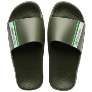 Havaianas-Boys / Men-Flip Flop-Footwear-HAV. SLIDE BRASIL GREEN