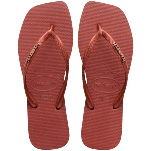 Havaianas-women-Flip Flop-Footwear-HAV. SQUARE LOGO METALLIC MAHO