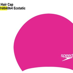 Speedo-Unisex-Swimming-Swimming Cap-Swimming Equipment-Long Hair Cap Pnk