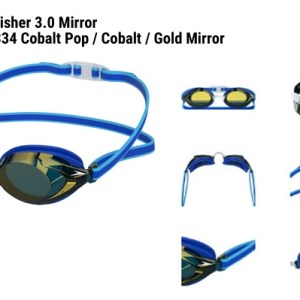 Speedo-Unisex-Swimming-Goggles-Swimming Equipment-Vanquisher 30 Blue Adult