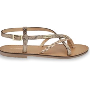 Les tropeziennes-Women-sandals-CHOU-BEIGE-SERPENT