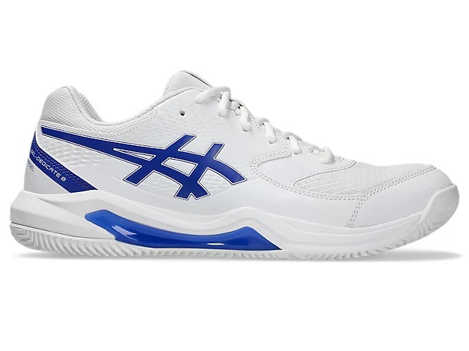 Asics-Men-Padel-GEL-DEDICATE 8 PADEL-Footwear-GEL-DEDICATE 8 PADEL - WHITE / DARK COBALT