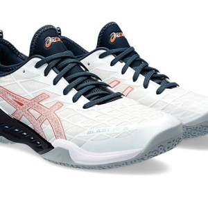 Asics-Men-Handball-Footwear-Blast FF 3-White/Pure Bronze