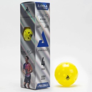 Joola-Unisex-Pickleball-Balls-Accessories-Primo 3 Star - 4 Pack