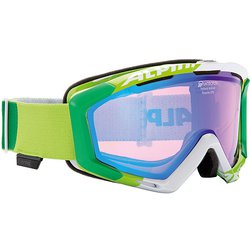 Alpina-Ski-Ski Goggles-Accessories-PANOMA QM lime-white QM blue