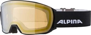Alpina-Ski-Ski Goggles-Accessories-NAKISKA black matt Q-LITE gold