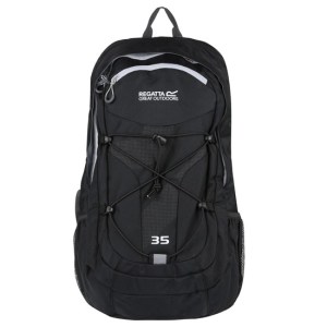 Regatta-Unisex-Hiking-Backpack-Accessories-Atholl II 35L-Black/Light Steel