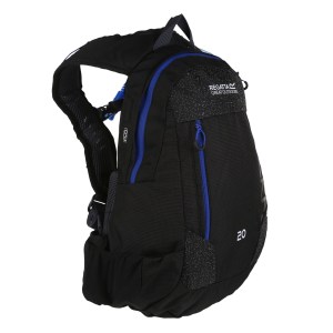 Regatta-Unisex-Hiking-Backpack-Accessories-Blackfell III 20L-Black/Surf Spray