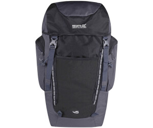 Regatta-Unisex-Hiking-Backpack-Accessories-Highton 45L-Black/Ebony