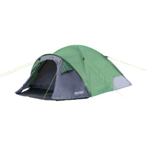 Regatta-Unisex-Camping-Tent-Accessories-Kivu v3 4-Man Dome Tent-Greener Pastures/Ebony