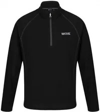 Regatta-Men-Outdoor-Half Zip Fleece-Apparel-Montes-Black