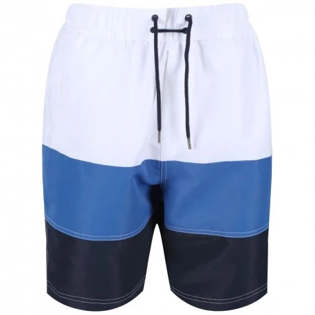 Regatta-Men-Outdoor-Swimwear-Apparel-Bratchmar VI-White/Nautical Blue/ Navy