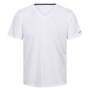 Regatta-Men-Outdoor-T-Shirt-Apparel-Fingal V-Neck-White