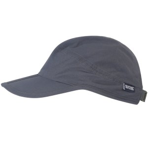Regatta-Unisex-Outdoor-Folding Peak Cap-Accessories-Folding Peak Cap-Seal Grey