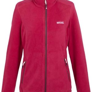 Regatta-Women-Hiking-Full Zip Fleece-Apparel-Floreo IV-Deep Pink