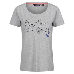 Regatta-Women-Hiking-T-Shirt-Apparel-RWT297-JPB-Filandra VIII-Cyberspace Marl