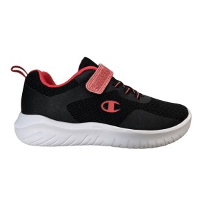 Champion-Girls-Footwear-Softy Evolve G PS Low Cut Shoe-Black/Pink/White