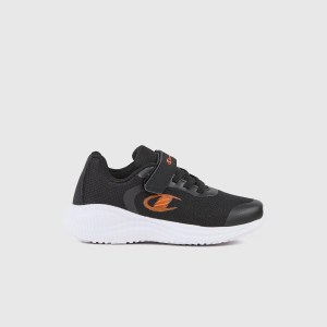 Champion-Boys-Footwear-Syphon Engage Mesh Low Cut Shoe-Black/Orange/White