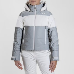 Kjus-Girls -Ski-Jackets-Apparel-Girls' Reflect Jacket-Reflective/White