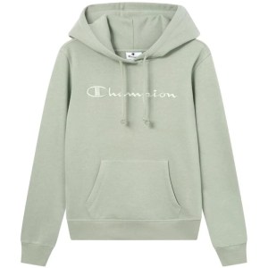 Champion-Women-Hoodies-Apparel-Women's Fleece Hoodie With Big Embroidered Icons-ECG