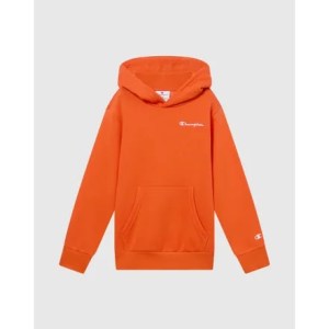 Champion-Boys-Hoodies-Apparel-Boys' Fleece Hoodie With Small Embroidered Logo Icons-Orange