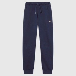 Champion-Boys-Rib Cuff Pants-Apparel-Boys' Rib Cuff Fleece Pants Icons-Navy Blue