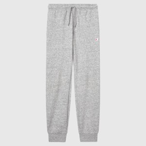 Champion-Boys-Rib Cuff Pants-Apparel-Boys' Rib Cuff Fleece Pants Icons-Light Grey