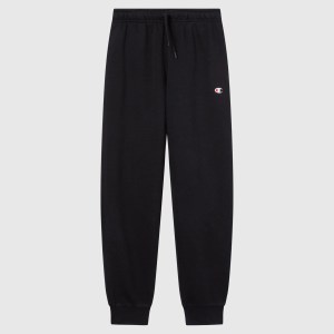 Champion-Boys-Rib Cuff Pants-Apparel-Boys' Rib Cuff Fleece Pants Icons-Black