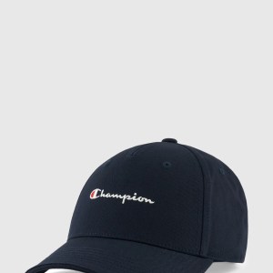 Champion-Adults-Caps-Accessories-Woven Cotton Baseball Cap-Navy Blue