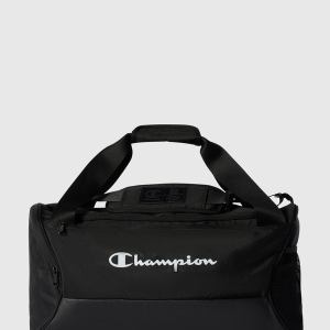 Champion-Unisex-Duffel Bags-Accessories-Small Duffel Chmpion Logo Bag-Black
