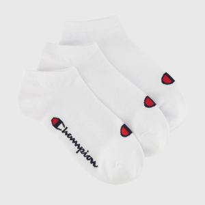 Champion-Adults-Socks-Accessories-3 Pack Low Socks-White