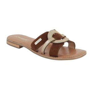 Les Tropeziennes-Women-Mules-Footwear-Hevita-Caramel/Or