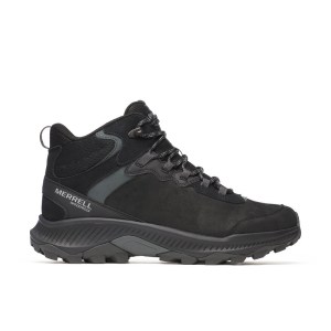 Merrell-Men-Hiking-Footwear-Speed Strike 2 Leather Mid Waterproof-Black