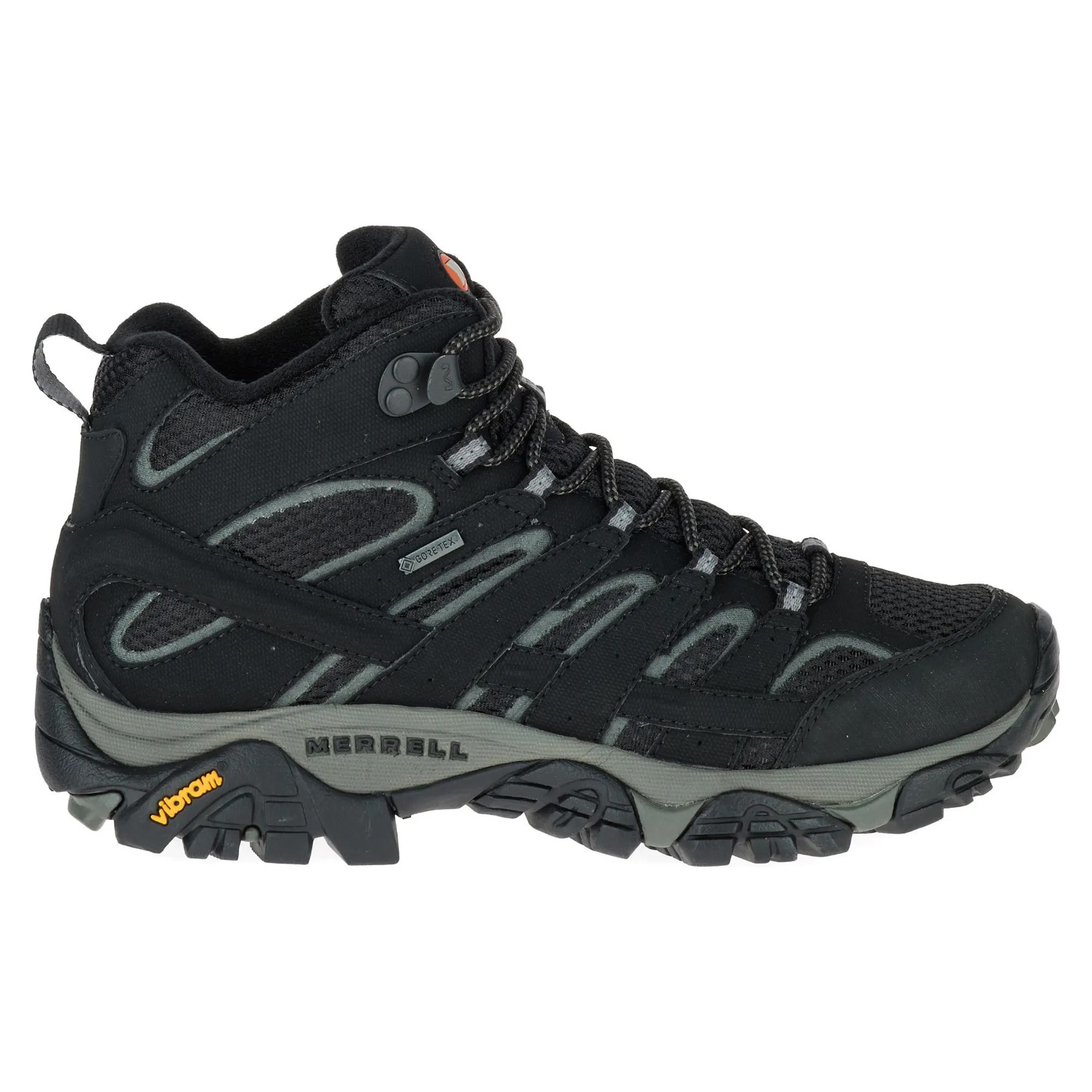 Merrell-Women-Hiking-Footwear-Moab Mid 2 Gore Tex-Black