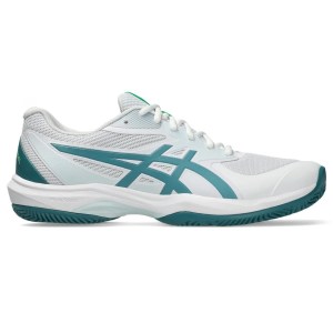 Asics-Men-Padel-Footwear-Game FF Padel-White/Misty Pine