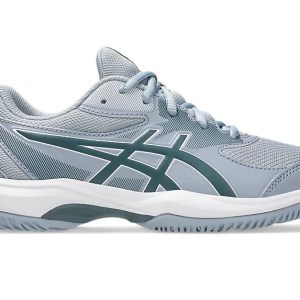 Asics-Kids-Tennis-Footwear-Gel Game Grade School-Grey Blue/Ironclad