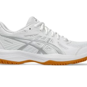 Asics-Women-Volleyball-Footwear-Upcourt 6-White/Pure Silver