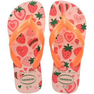 Havaianas-Girls-Flip Flops-Footwear-Havaianas Kids Flores-Pink/Confeti