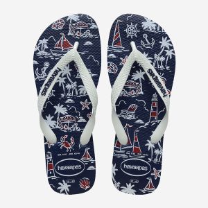 Havaianas-Men-Flip Flops-Footwear-Havaianas Top Nautical-Navy/Navy/White