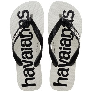 Havaianas-Men-Flip Flops-Footwear-Havaianas Top Logomania 2-White/Black