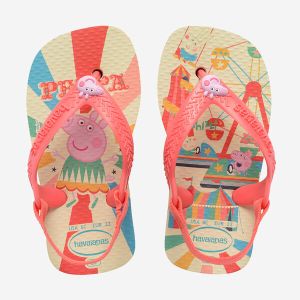 Havaianas-Baby-Flip Flops-Footwear-Havaianas Baby Peppa Pig-Buttercream/Coral