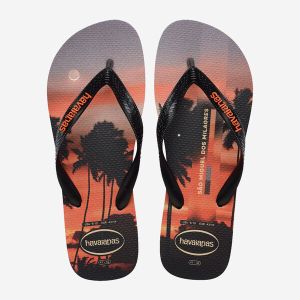 Havaianas-Men-Flip Flops-Footwear-Havaianas Top Surfer I-Grey Steel/Black/Sunset Orange