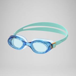 Speedo-Unisex-Swimming-Goggles-Swimming Equipment-Junior Futara Hydrospex Goggles-Angelic Blue/Celeste