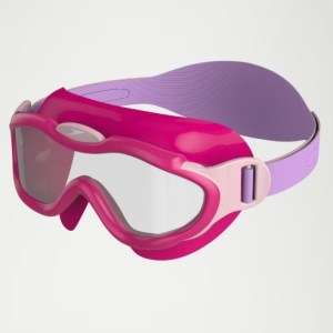 Speedo-Unisex-Swimming-Goggles-Swimming Equipment-Infant Sea Squad Biofuse Mask Goggles-Electric Pink/Lilac/Blossom/Clear
