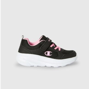 Champion-Girls-Footwear-HRO G PS Low Cut Shoe-Black/Pink/White