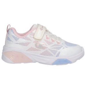 Champion-Girls-Footwear-Wave Tri G TD Low Cut Shoe-White/Light Pink/Blue