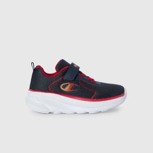 Champion-Boys-Footwear-HRO J B PS Low Cut Shoe-Navy Blue/Red/Orange/White